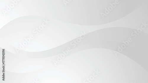 White background elegant grey wave shape luxury futuristic style banner