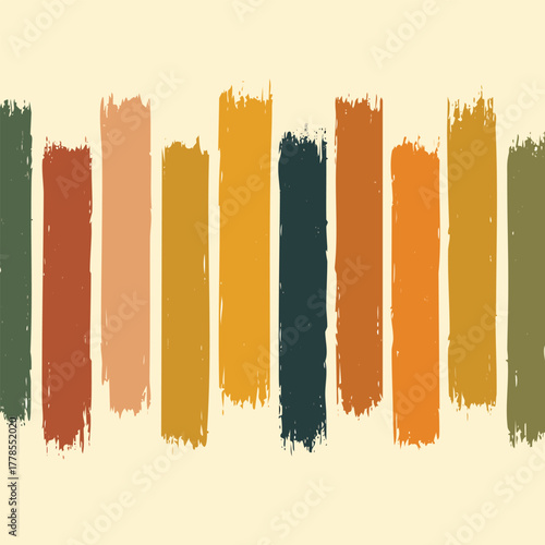 Abstract vector illustration of a wooden fence and winter trees with blue watercolor paint grunge texture and snow splash drawing