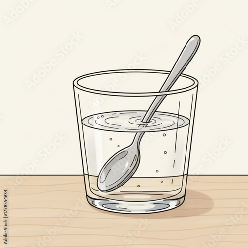 Fresh cold lemonade cocktail in a glass with ice and a lemon slice