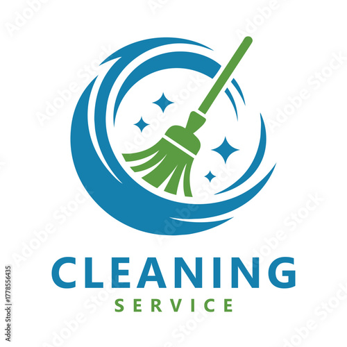 Cleaning service clean logo icon vector template