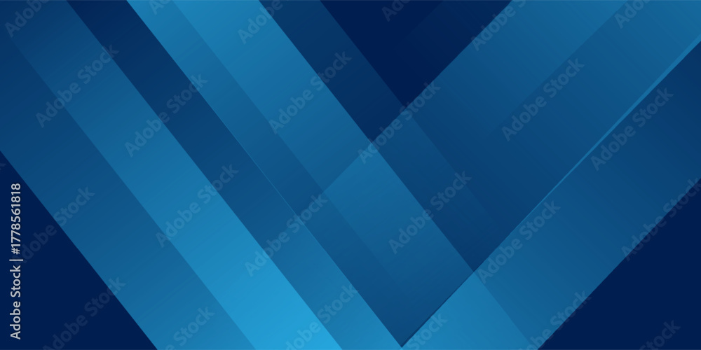 Obraz premium modern blue abstract background with elegant bright diagonal lines