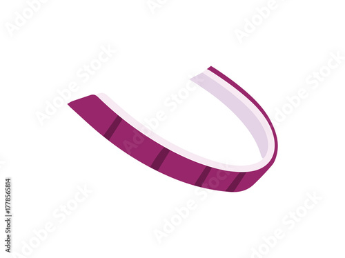 Red Onion Slice Shallot Illustration
