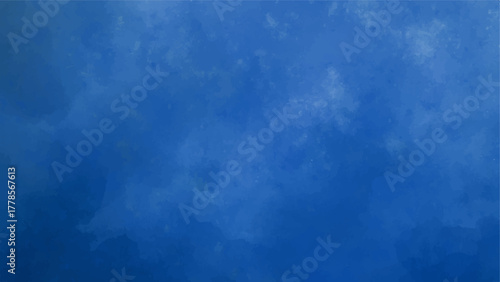 Deep Sapphire Blue and Navy Abstract Watercolor Texture with Soft, Blended Cloud. Washes and Subtle Tonal with Atmospheric, and Tranquil Backdrop. deal for Serene, Corporate, Artistic