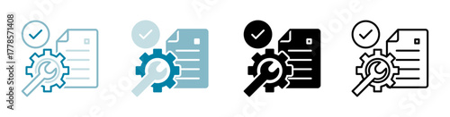 Planning Vector Illustration In Multistyle