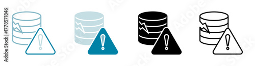 Data loss Vector Illustration In Multistyle