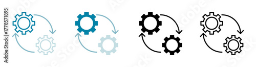 Restore Vector Illustration In Multistyle