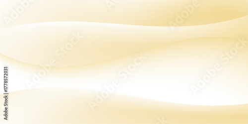抽象的なゴールドの背景　穏やかなウェーブ