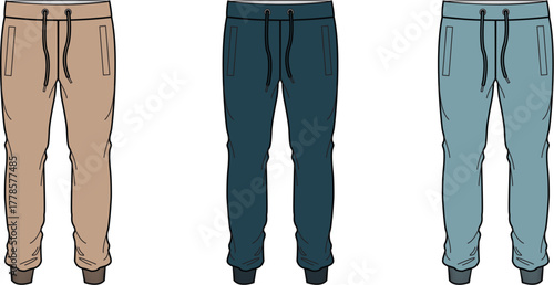 Elegant Sweatpants Set Comfortable and Stylish Loungewear Collection