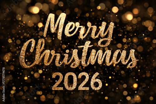 Glittery Festive Texture Background with Luminous 