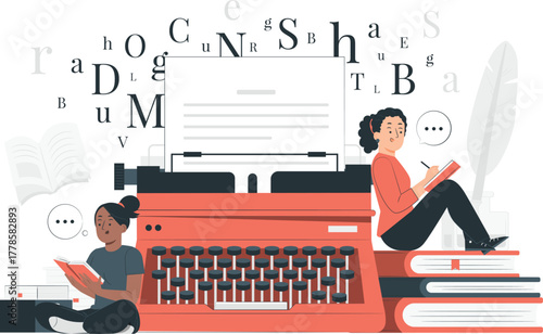 Creative Writing and Storytelling Concept literature