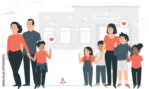 Family Adopting Children From Orphanage adoption parents