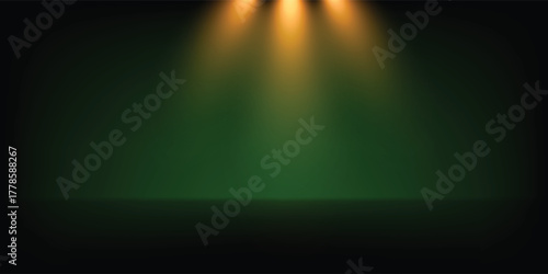 Empty studio room background. Empty dark room. Space for selling products on the website. minimalist