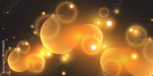 celestial golden sunlight,Abstract sun burst ,digital lens flare on black background for overlay. celestial design