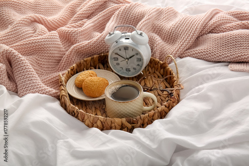 Breakfast in bed with coffe...
