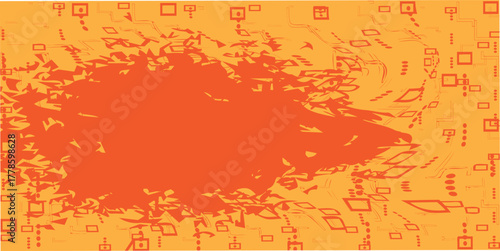 Abstract Geometric Pattern of Diamond Shapes with Varying Gradients.