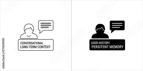 Conversational longterm context and user history persistent memory icon
