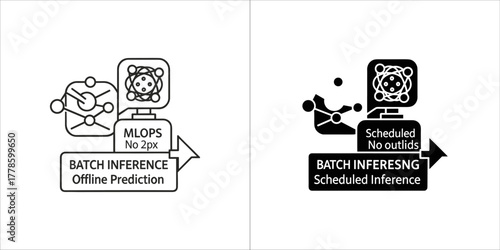 Batch inference offline prediction and scheduled inference