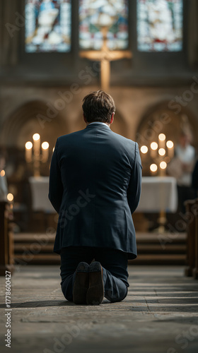 Solemn Reverence: A figure ...