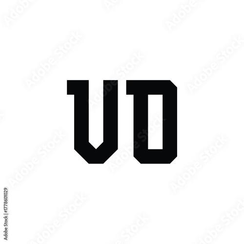 VO monogram logo design letter text name symbol monochrome logotype alphabet character simple logo