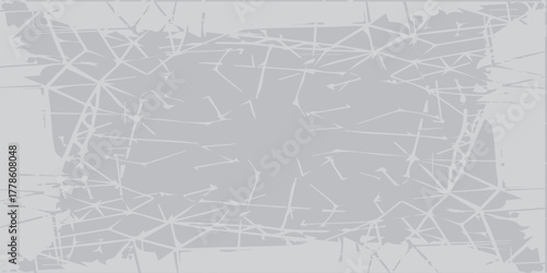 Abstract Gray Background with Geometric Lines and Textured Overlay.