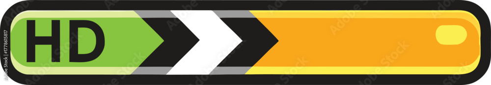 Obraz premium HD realistic upload progress icon bar style.