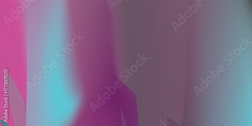 Abstract Gradient of Purple Teal and Pink Hues with Soft Transitions.