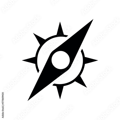 Compass Icon – Travel Navigation Symbol