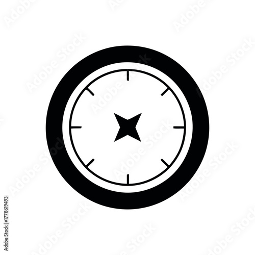 Compass Icon – Travel Navigation Symbol