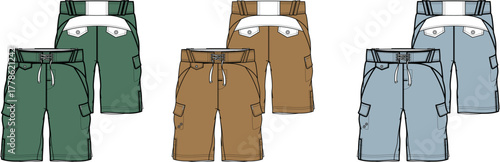 Variety of Fashionable Pant Designs Explore Green, Brown, and Blue Casual Pant Styles for Everyday Wear