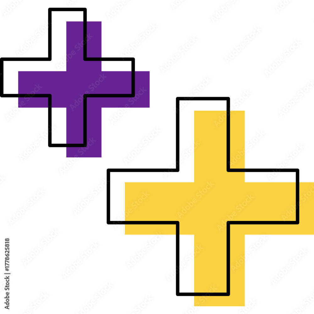 Obraz premium Memphis Geometric Shapes