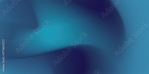 Abstract Blue Gradient with Smooth Transitions and Soft Shapes.