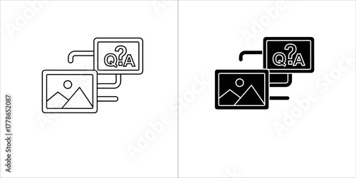 Online image question and answer session