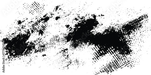 Different distressed black grain texture Distress overlay vector scratched grunge urban.