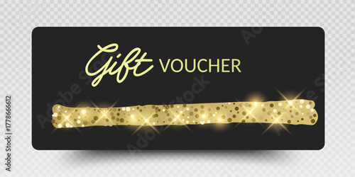 Luxury gift vouchers and gift Card. Elegant template for a festive gift card. Vector set