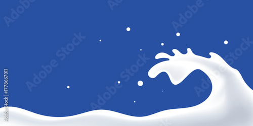 churning cow's milk background, yogurt product design elements