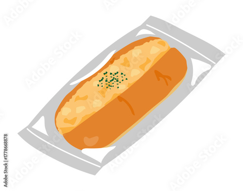 たまごパンのイラスト