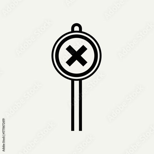 Vector illustration of cancel sign