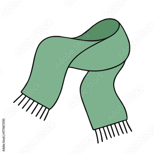 シンプルで可愛いマフラーアイコン