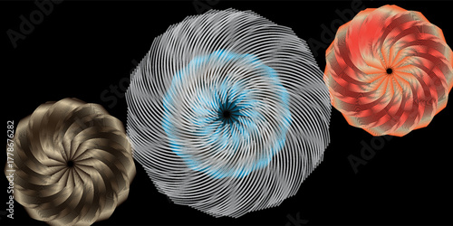 Gold, silver and bronze metal circle frames 3d vector realistic illustration. First, second and third place medals or buttons isolated on white background. Certified. Quality blank, empty badge set.