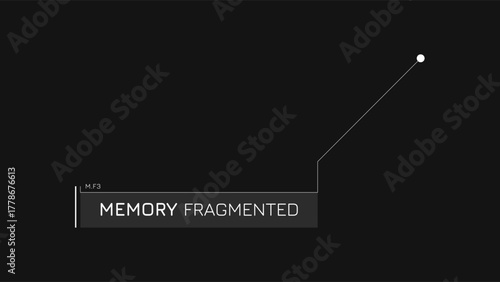 Hud Callout Data Panel For Digital Dashboard Readout