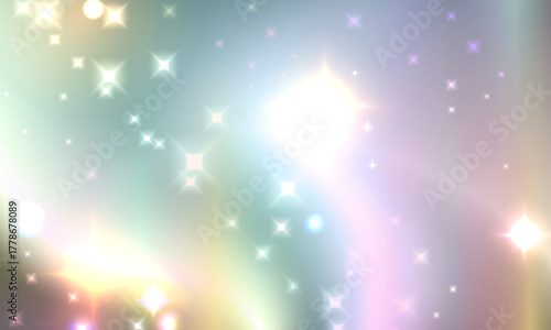 キラキラした光が散るイルミネーション風のイラスト