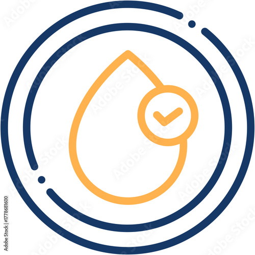 Hypoallergenic Healthcare Vector Icon Allergy Free Medical Symbol