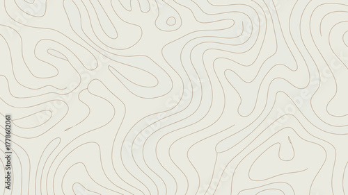 Abstract topographic map pattern with dotted contour lines