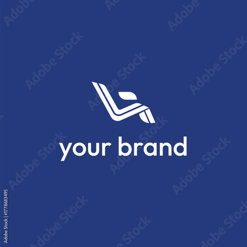 Brand Logo = Modern bird reference shape