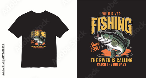 fishing t-shirt design