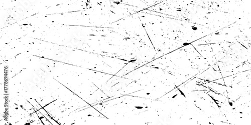 abstract scratched and dusty grunge texture with black scratches, old and dusty grainy grunge Abstract black particulate explosion on white, White and black grainy grunge overlay texture with dust.
