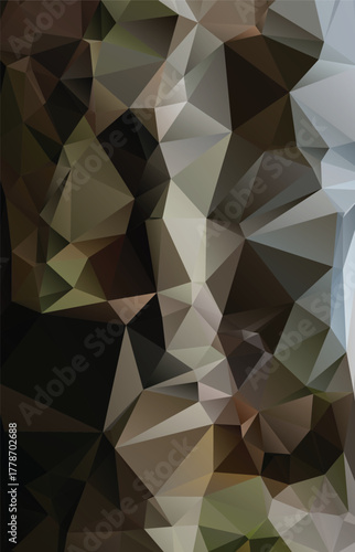 Abstract Low Poly Dimensions , Low Poly Motion Universe