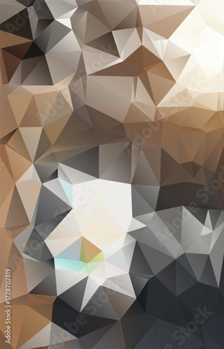 Abstract Low Poly Dimensions , Low Poly Motion Universe
