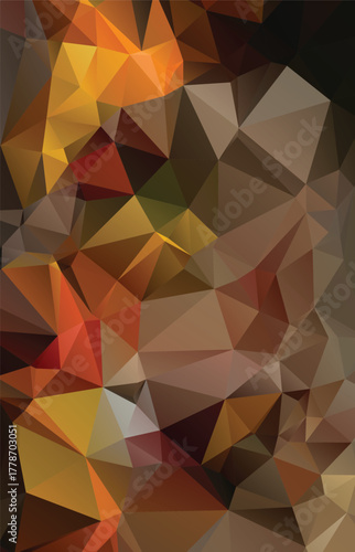 Abstract Low Poly Dimensions , Low Poly Motion Universe