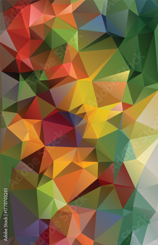 Abstract Low Poly Dimensions , Low Poly Motion Universe